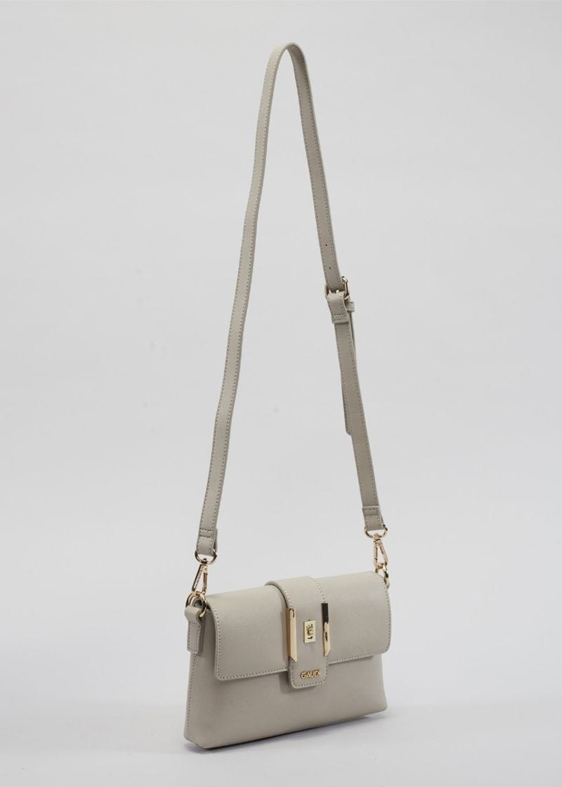 Crossbody bag with gold details 