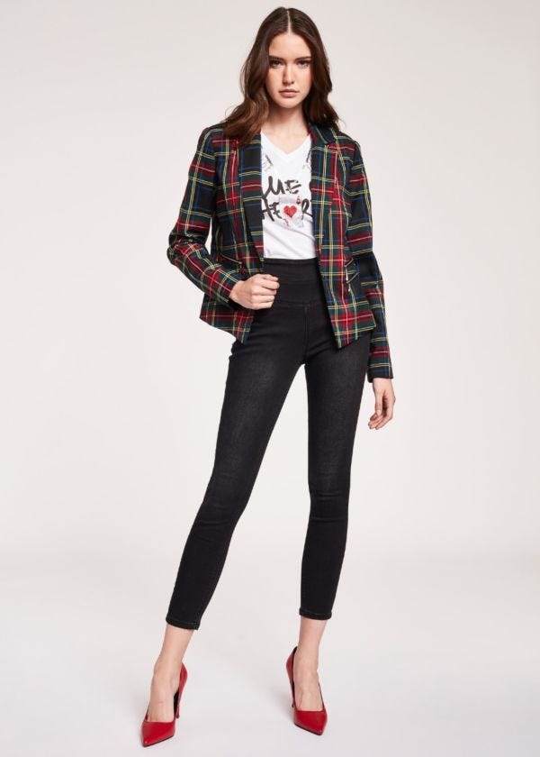 Zipped checked jacket Gaudì Jeans
