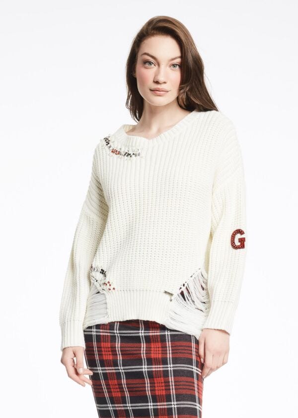 Maglione con ricamo a mano Gaudì Jeans