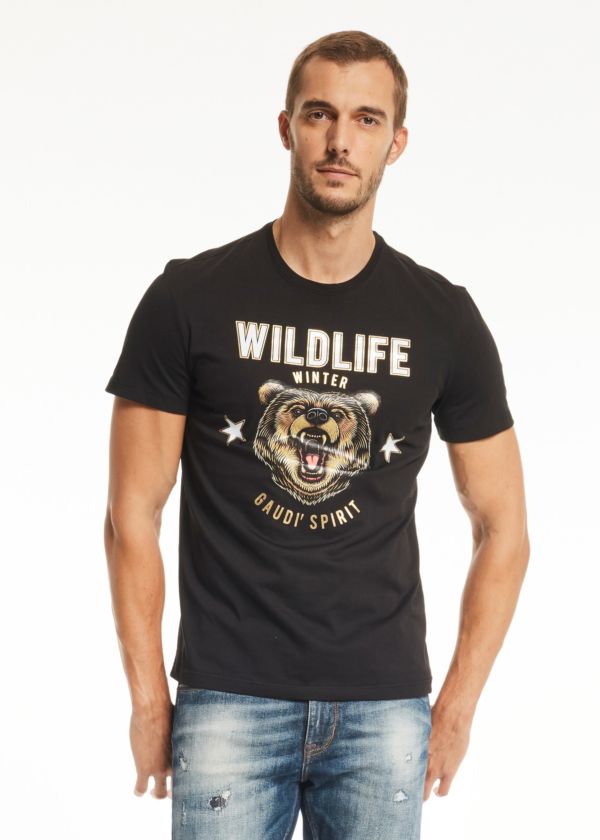 T shirt Wildlife Gaudì Homme