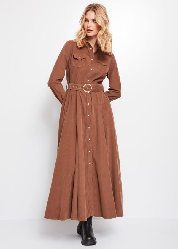 Belted shirt dress Gaudì Jeans
