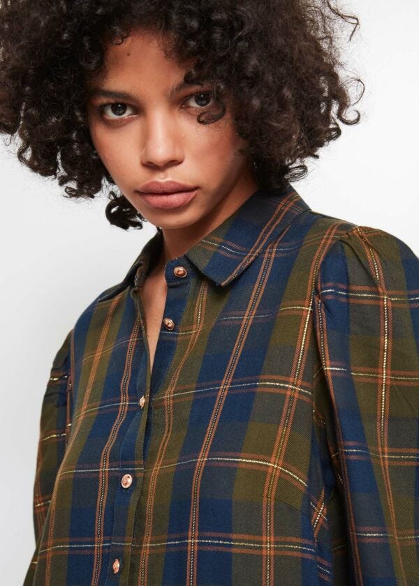 Checked dress