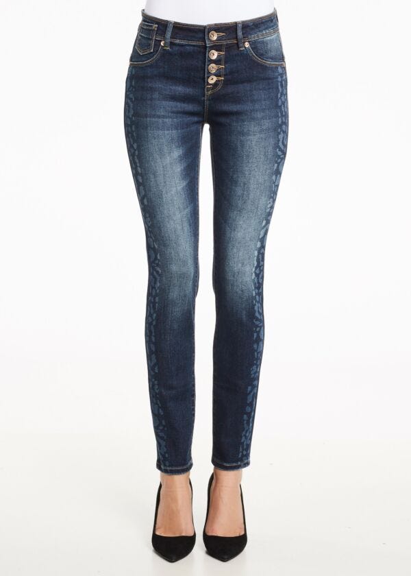 Jeggings with animal print Gaudì Jeans
