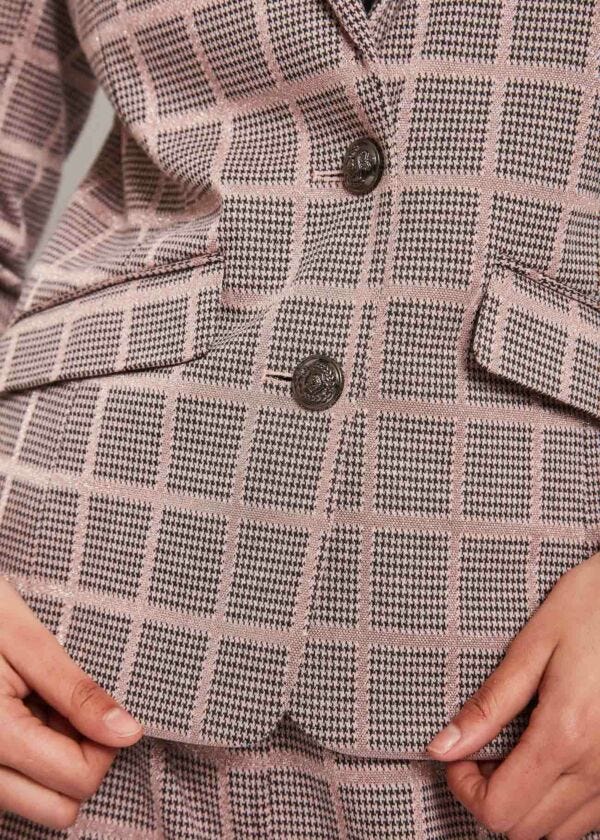 Blazer à carreaux