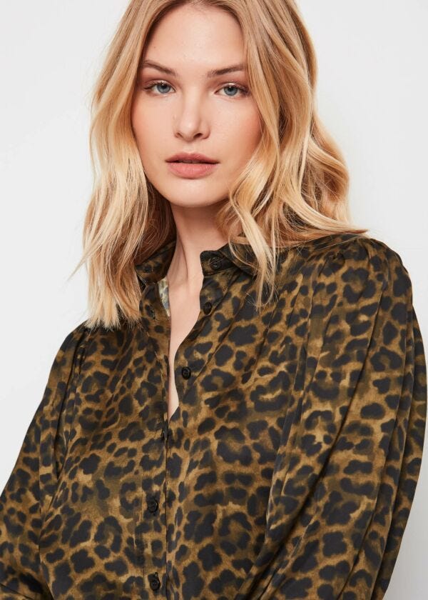 Animal-print shirt
