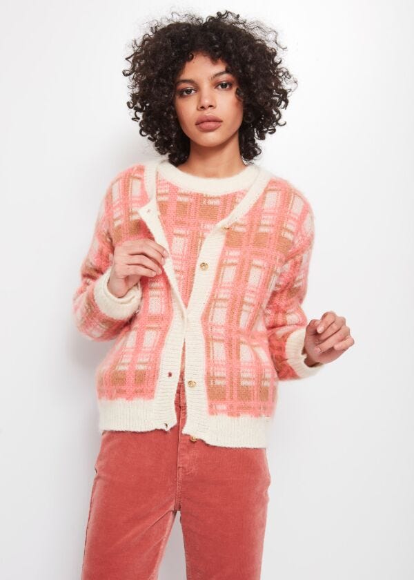 Cardigan en mohair mélangé Gaudì Jeans