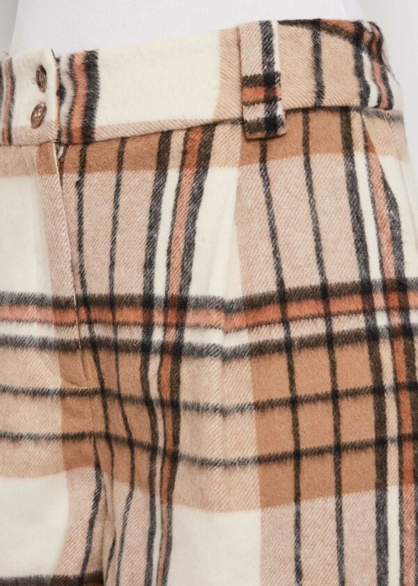 Wool-blend shorts