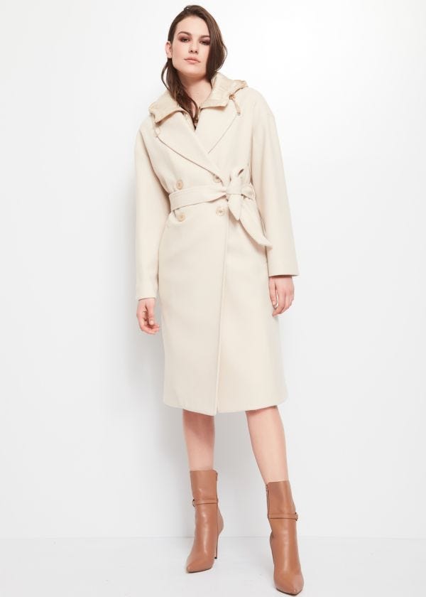 Wool-blend double-breasted coat Gaudì Fashion