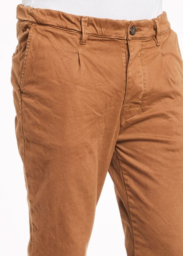 Satin chinos