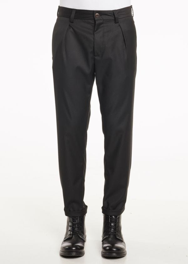 Chino trousers with pleats Gaudì Uomo