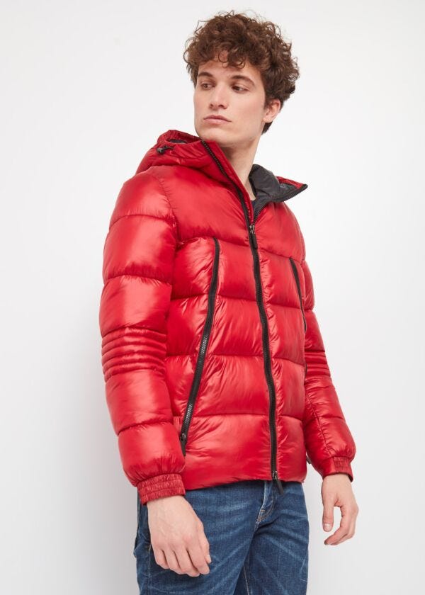 Hooded down jacket Gaudì Uomo