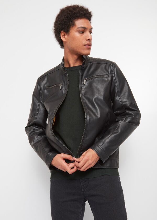 Faux leather jacket Gaudì Uomo