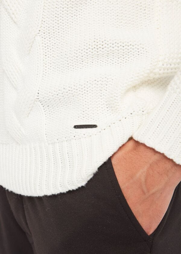 Cable knit jumper