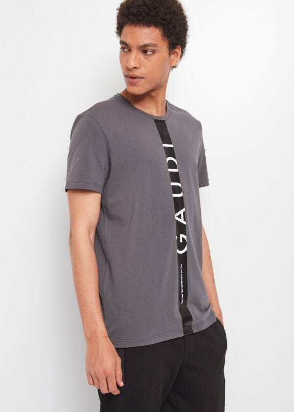 T-shirt con logo Gaudì Uomo