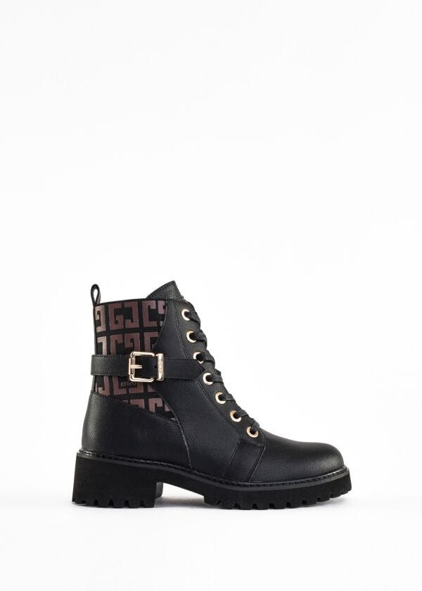 Ankle boots with logoed elastic Gaudì Fashion