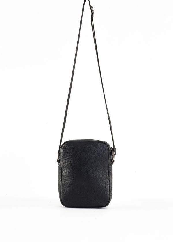 Faux leather crossbody