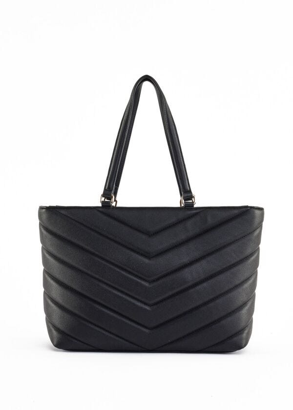 Quilted shopper bag