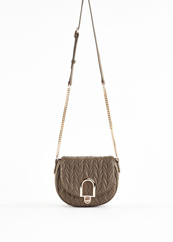 Mini bag with flap and turn lock Gaudì Fashion