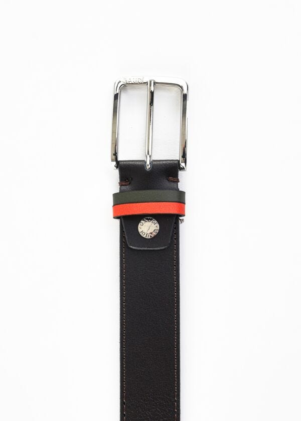 Leather belt