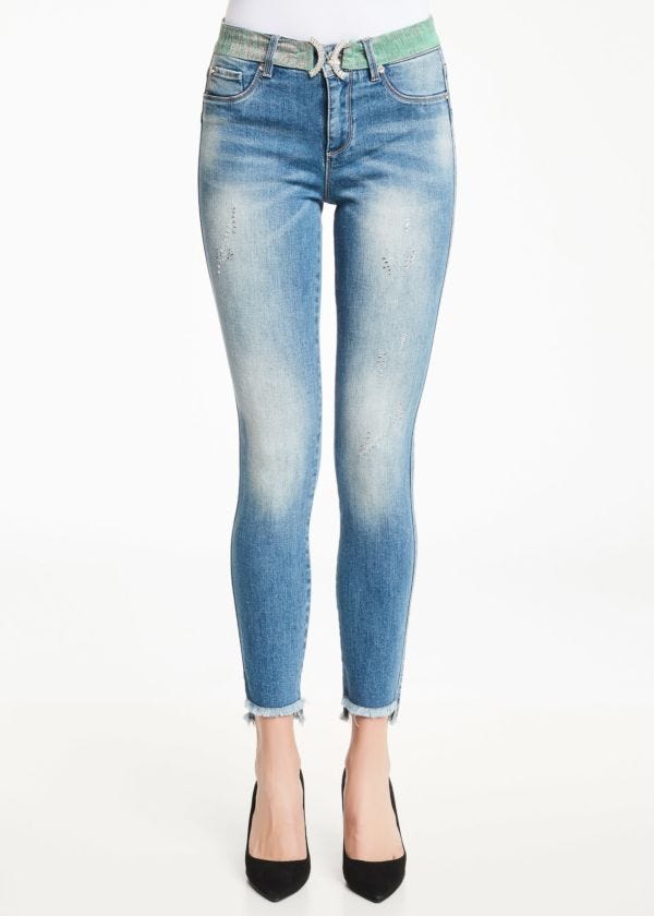 Jeggings in indaco medio Gaudì Jeans