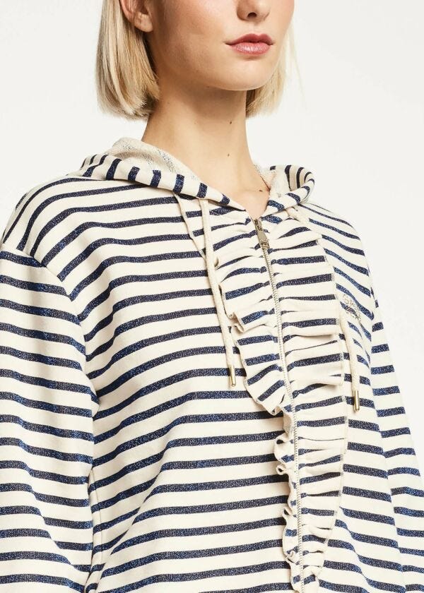 Striped sweatshirt