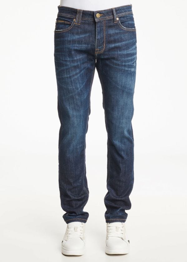 Jeans with vintage-wash finish Gaudì Uomo