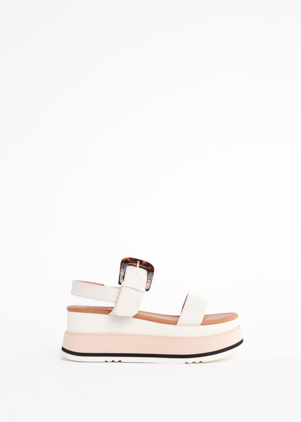 Platform sandals with two bands Gaudì Fashion