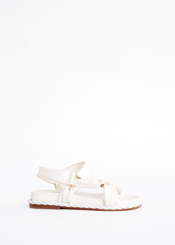 Fussbett sandals in soft eco leather