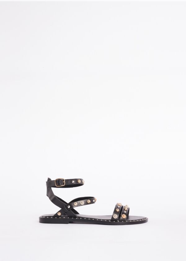 Sandali flat con borchie Gaudì Fashion