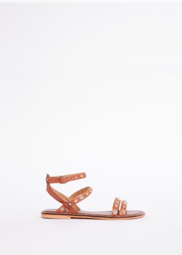 Flat studded sandals Gaudì Fashion