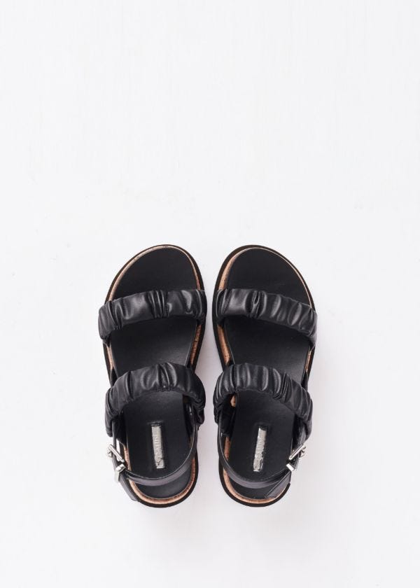 Eco-leather fussbett sandals