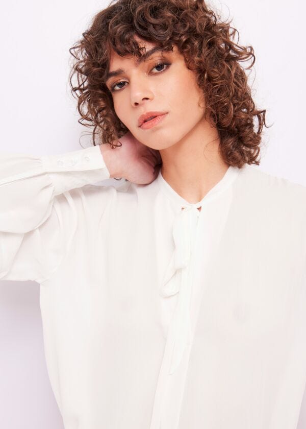 Blusa in georgette