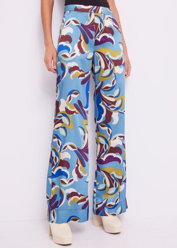 Floral-print trousers Gaudì Fashion
