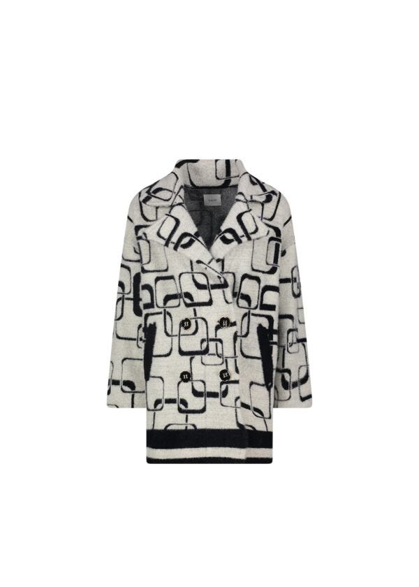 Cappotto jacquard