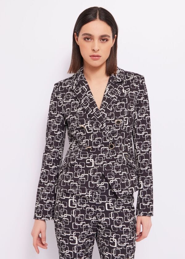 Blazer with print Gaudì Fashion