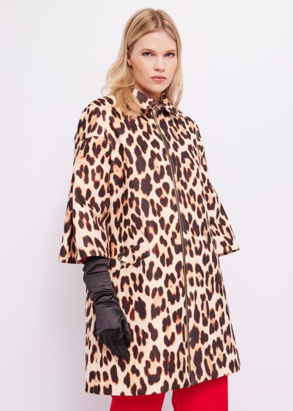 Animal-print coat Gaudì Fashion