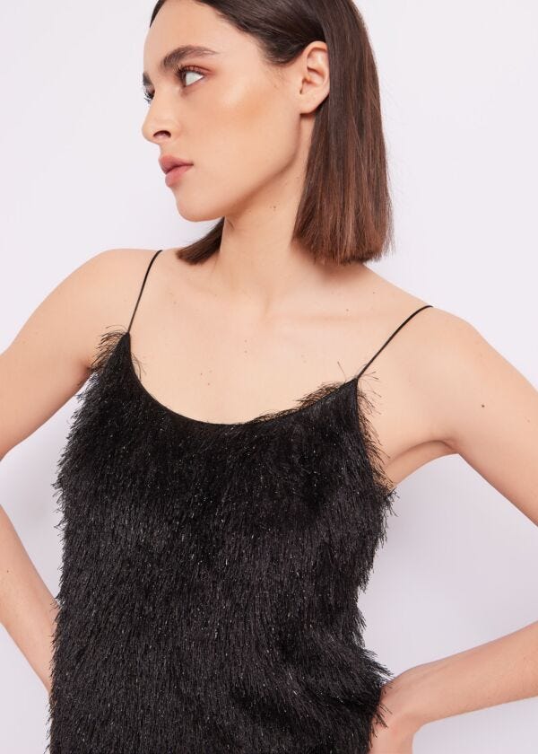 Fringed top