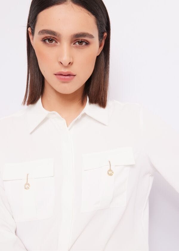Camicia in crêpe de Chine Gaudì Fashion