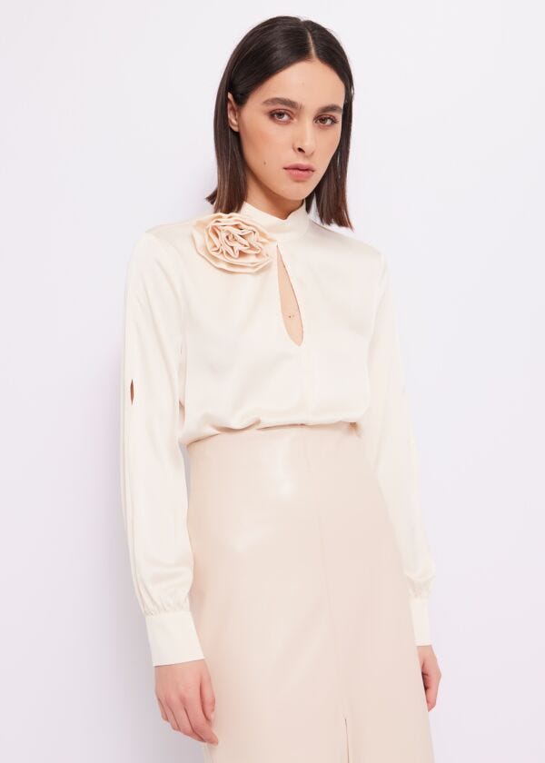 Blusa in raso