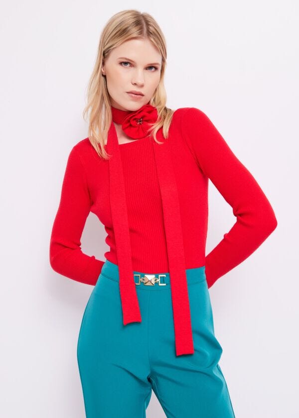 Maglia con sciarpa Gaudì Fashion