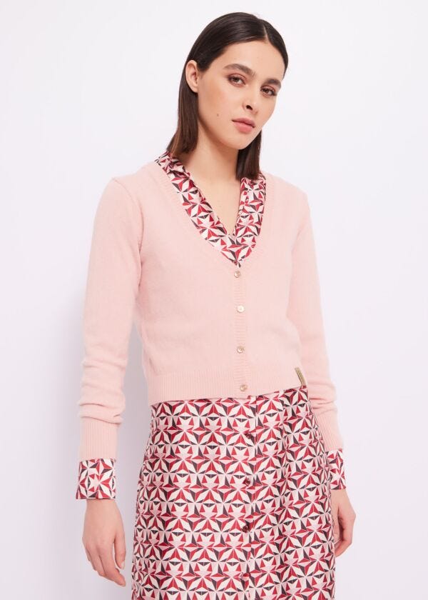 Cardigan in misto lana e cashmere Gaudì Fashion