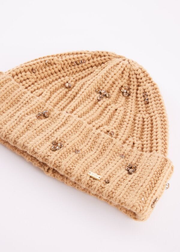 Berretto beanie in maglia
