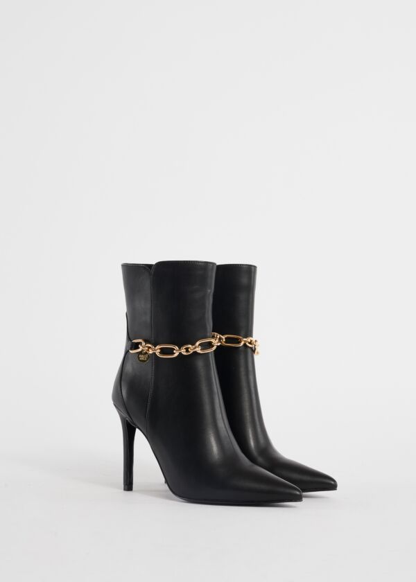 Booties with chain