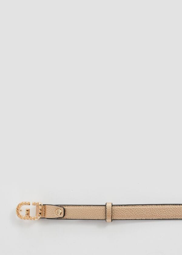 Ceinture avec boucle siglée