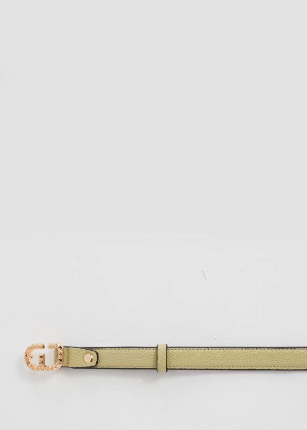 Ceinture avec boucle siglée