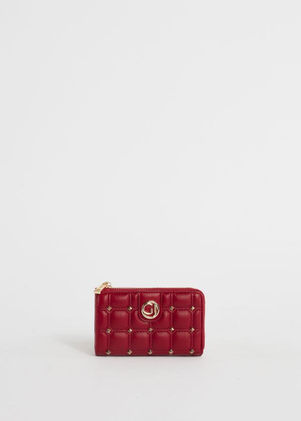 Mini portefeuille matelassé avec clous Gaudì Fashion