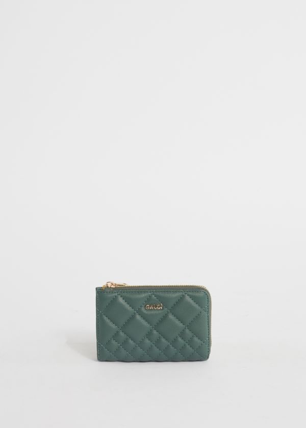Quilted zip-around mini wallet Gaudì Fashion