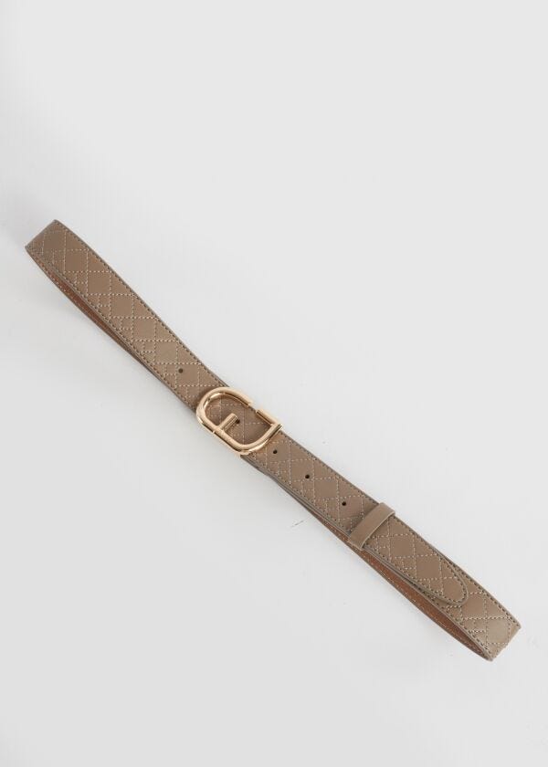 Ceinture matelassée avec boucle à logo Gaudì Fashion