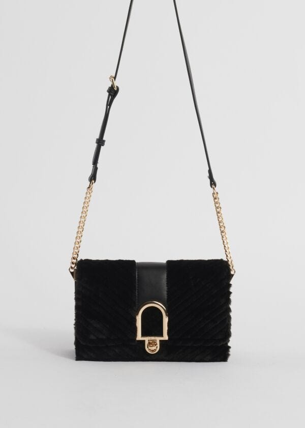 Borsa crossbody in pelliccia sintetica Gaudì Fashion