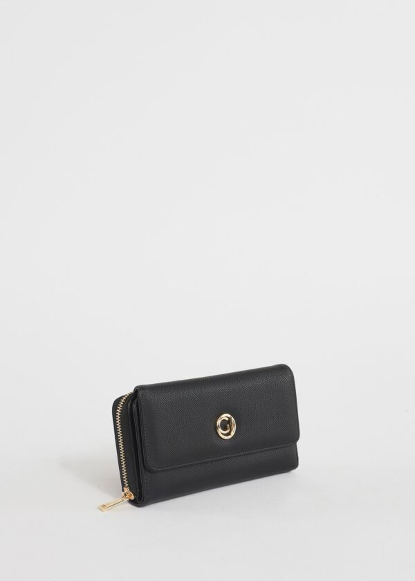 Faux-leather wallet